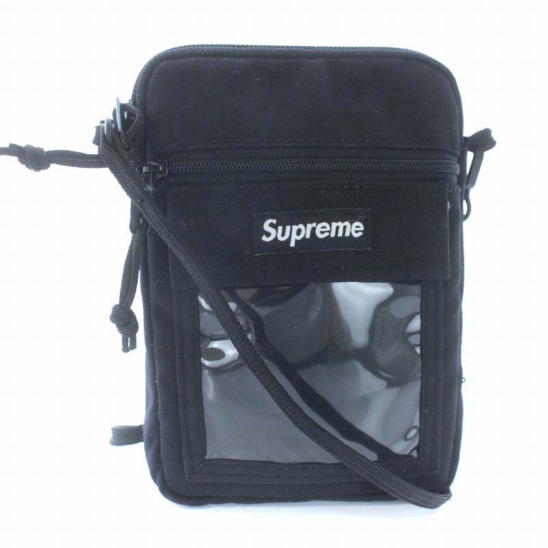 シュプリーム SUPREME 19SS Cordura Utility Pouch Black ショルダー 