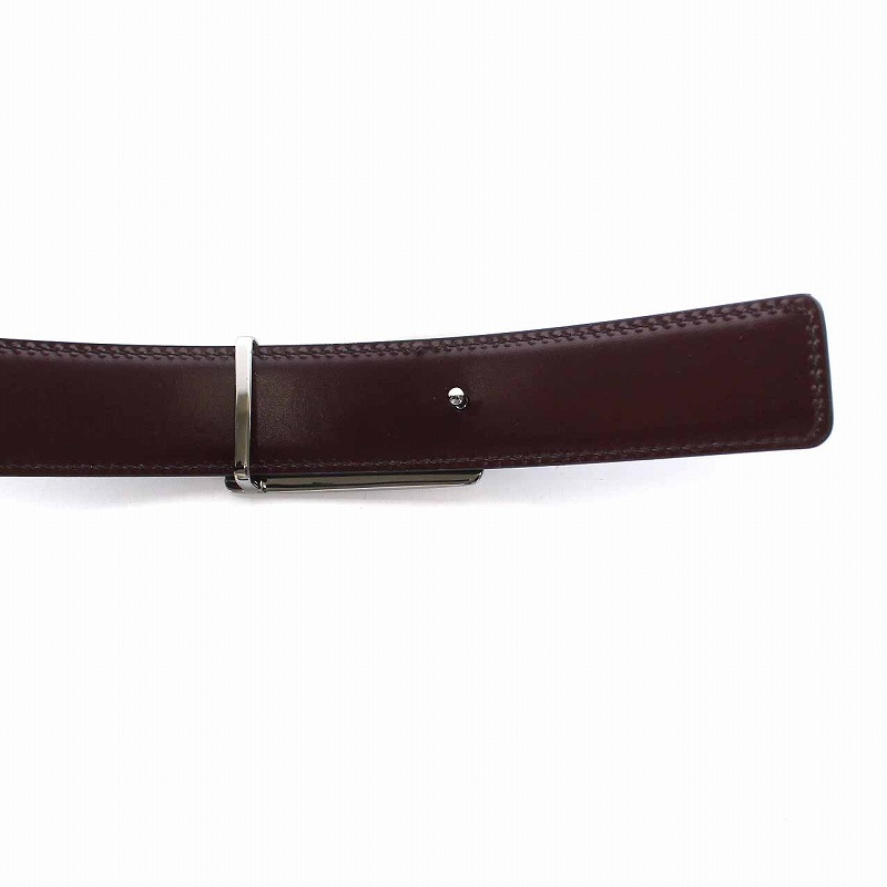 グッチ GUCCI リバーシブル 革ベルト レザー Gバックル 85 34 黒 