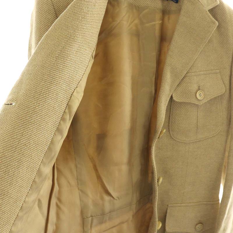 ラルフローレン RALPH LAUREN テーラードジャケット シングル リネン 