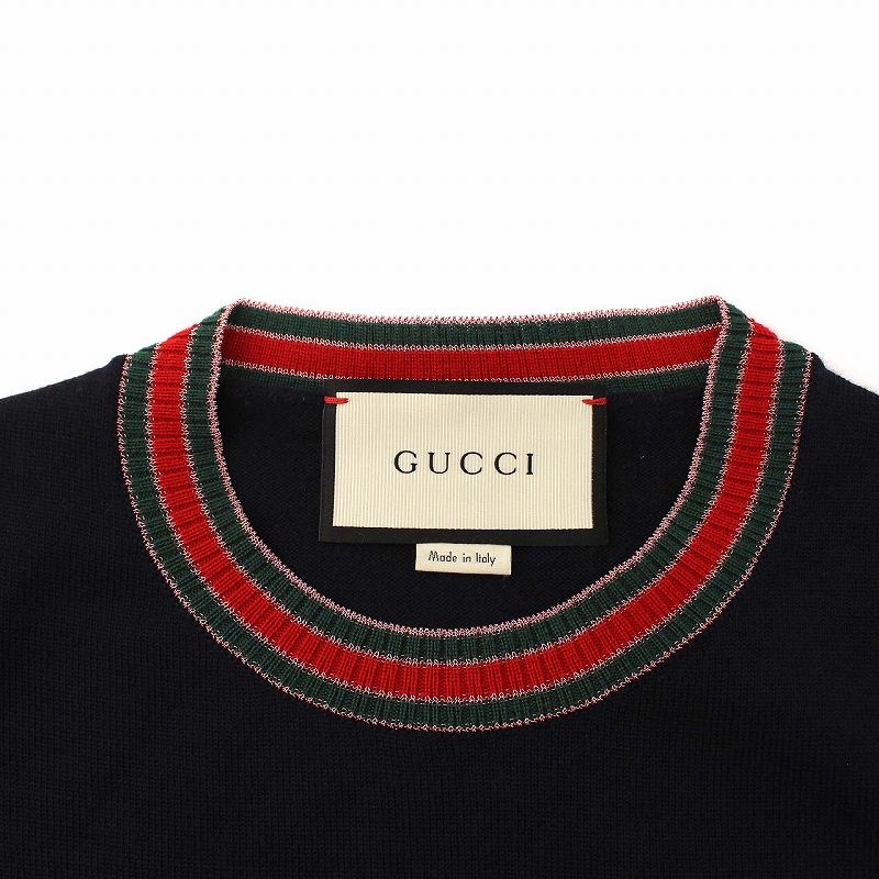 グッチ GUCCI メリノウールニット セーター シェリーライン クルー  