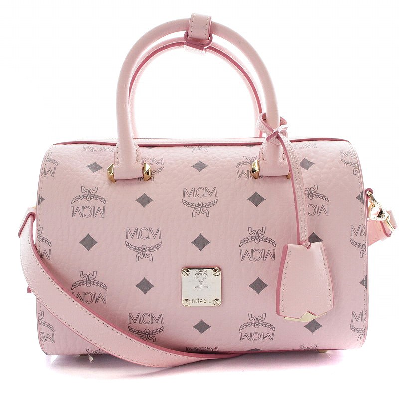 エムシーエム MCM ヴィセトス 2WAY ハンドバッグ ショルダーバッグ PVC 
