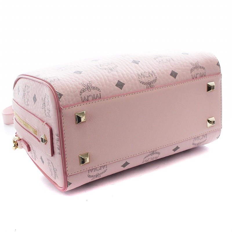 エムシーエム MCM ヴィセトス 2WAY ハンドバッグ ショルダーバッグ PVC 