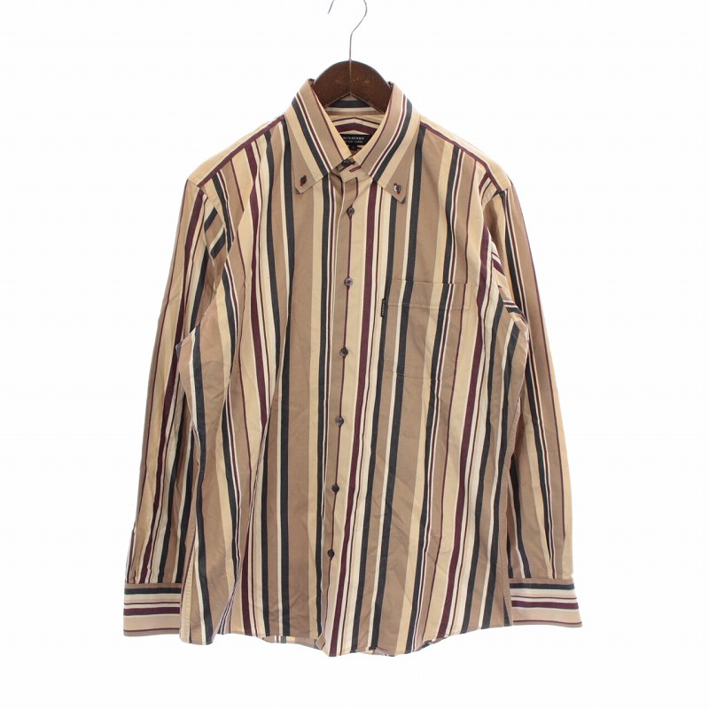 バーバリーブラックレーベル BURBERRY BLACK LABEL シャツ 長袖 ボタン 