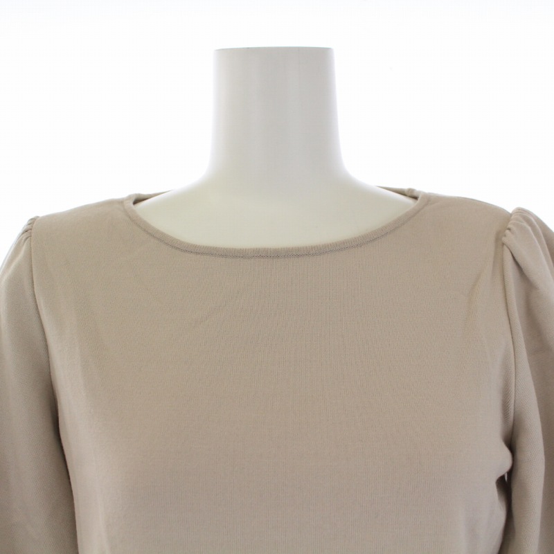 フォクシー Tops castanets ニット 五分袖 L ベージュ - tokfibra.com.br