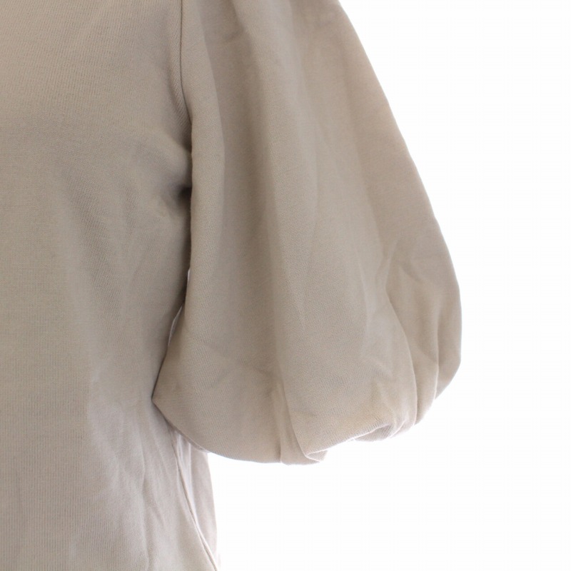 フォクシー Tops castanets ニット 五分袖 L ベージュ - tokfibra.com.br