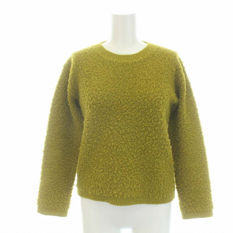 プラダ PRADA 17AW ニット セーター クルーネック 長袖 アルパカ 38 M 