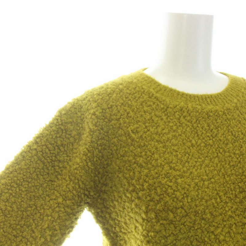 プラダ PRADA 17AW ニット セーター クルーネック 長袖 アルパカ 38 M 