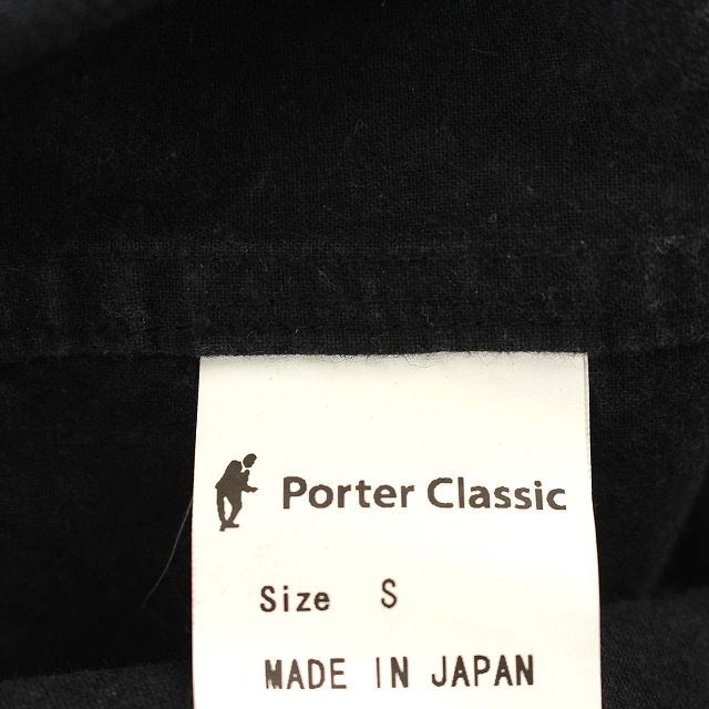 ポータークラシック Porter Classic LOCAL BLACK PULLOVER SHIRT 