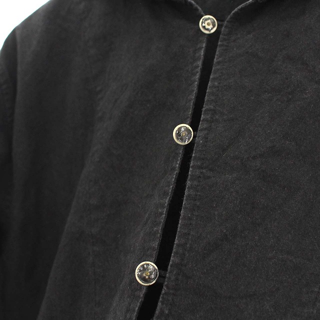 ポータークラシック Porter Classic LOCAL BLACK PULLOVER SHIRT 