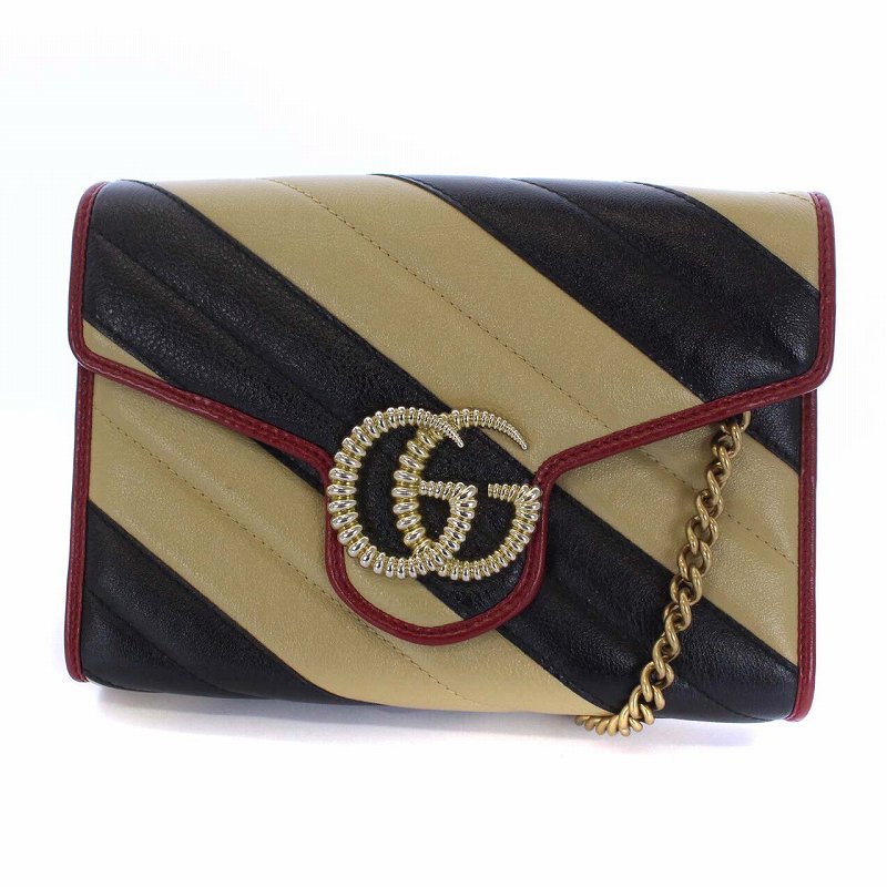 グッチ GUCCI GGマーモント ミニ チェーンバッグ ショルダーバッグ  