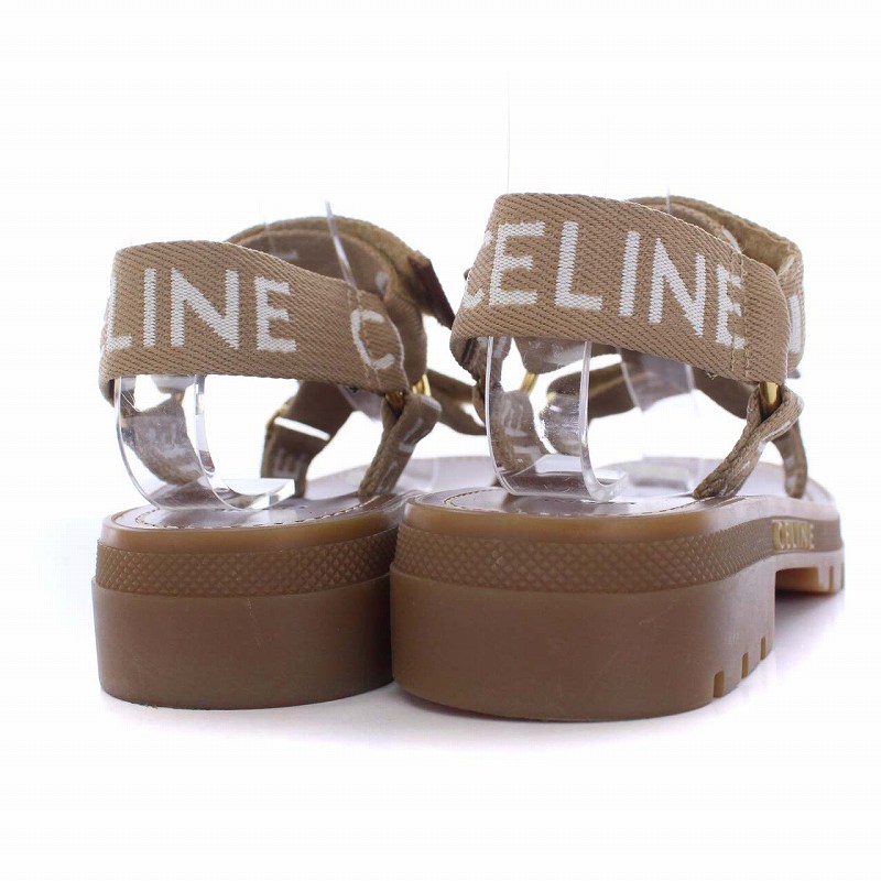 セリーヌ CELINE 22SS レオ ストラッピーサンダル スクエアトゥ