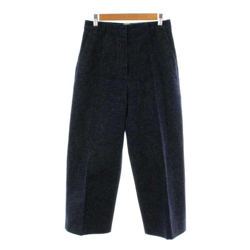 エルメスワイドパンツ エルメス HERMES リネン ワイド パンツ フランス  