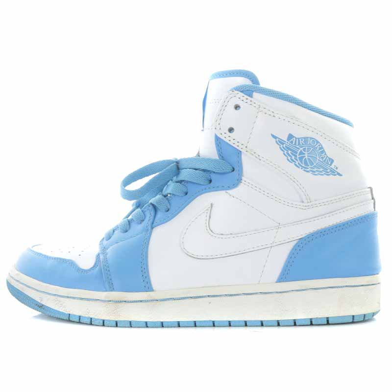 ナイキ NIKE AIR JORDAN 1 RETRO HIGH WHITE-UNIVERSITY BLUE