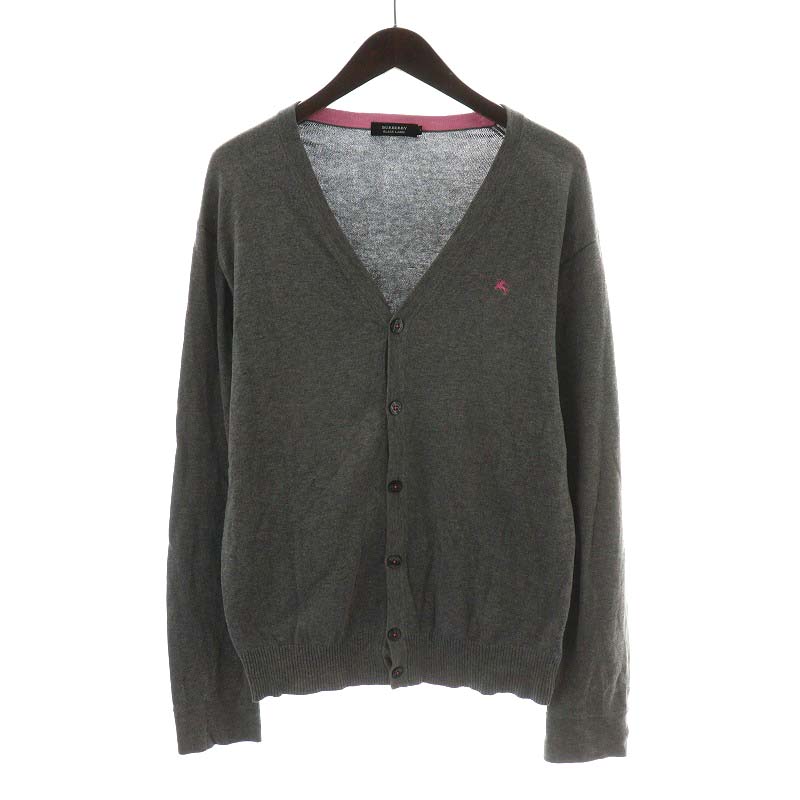 バーバリーブラックレーベル BURBERRY BLACK LABEL カーディガン V
