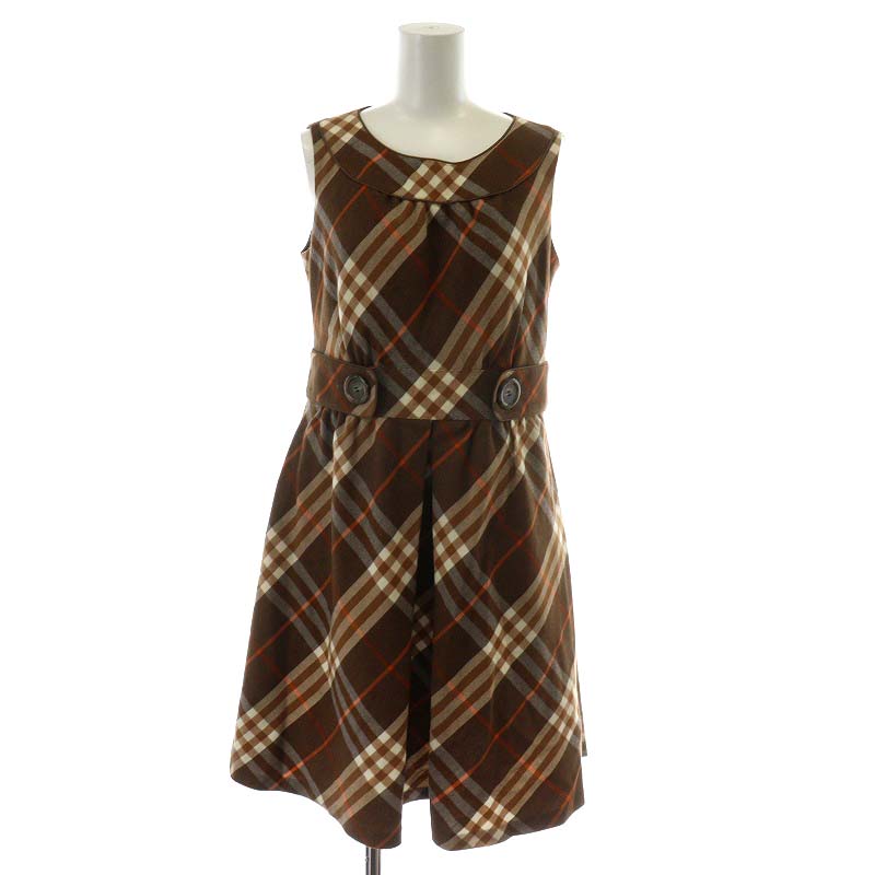 バーバリーブルーレーベル BURBERRY BLUE LABEL ワンピース ひざ丈  