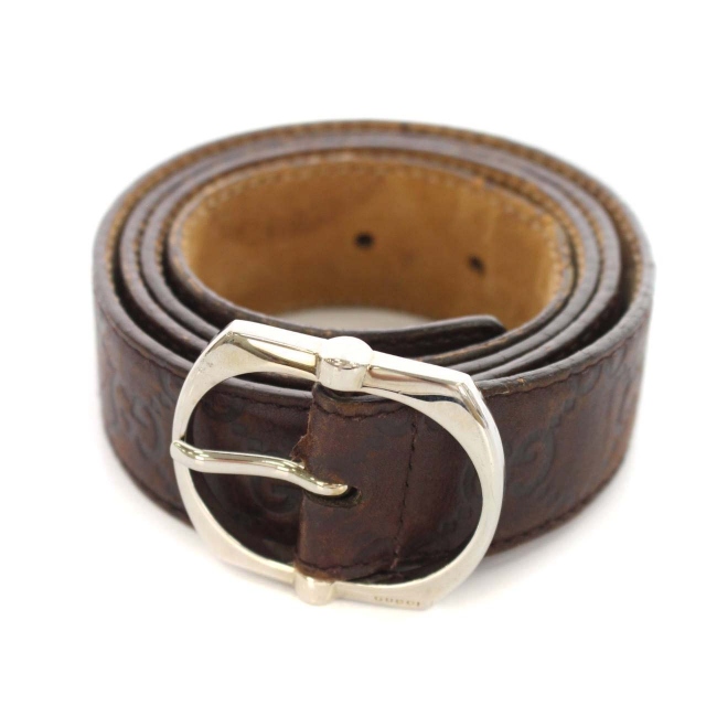 グッチ GUCCI ベルト GG柄 GGシグネチャー 181471 493949 レザー 90 36