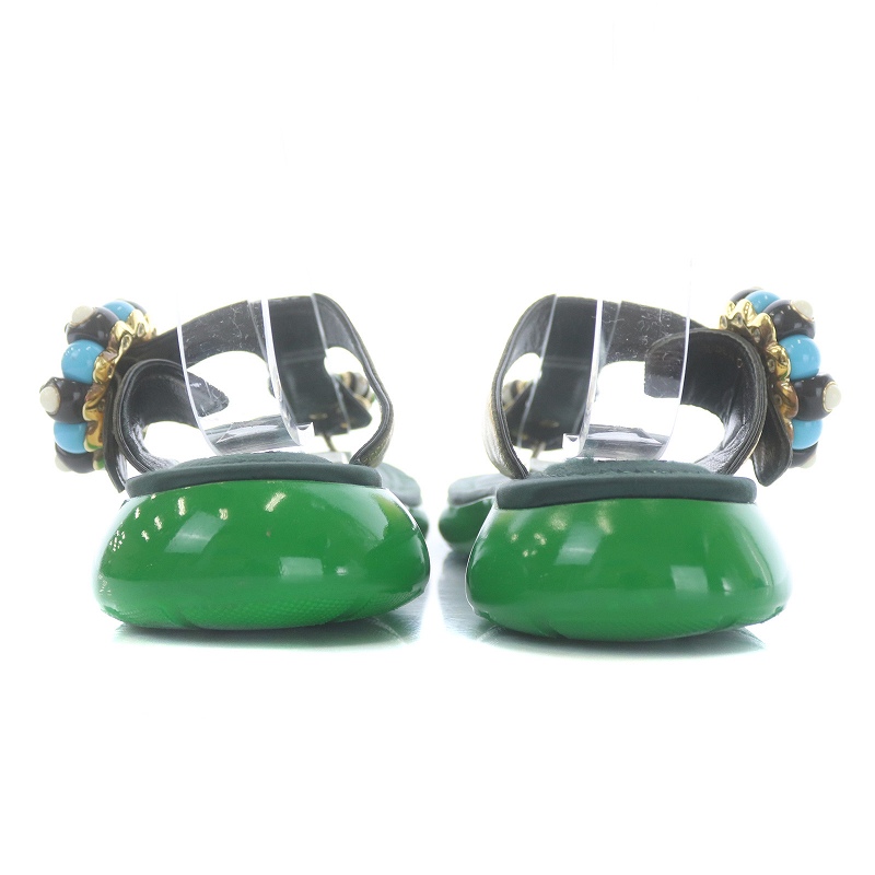 マークジェイコブス MARC JACOBS トングサンダル フラット ビジュー 