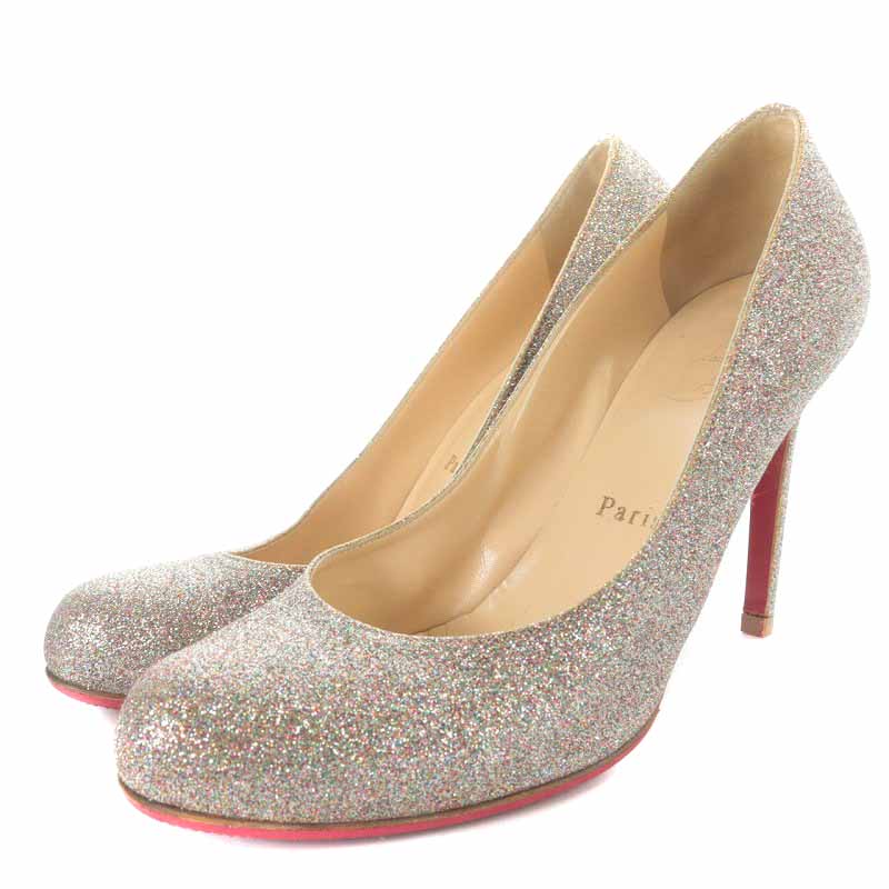 クリスチャンルブタン Christian louboutin パンプス ラウンドトゥ 