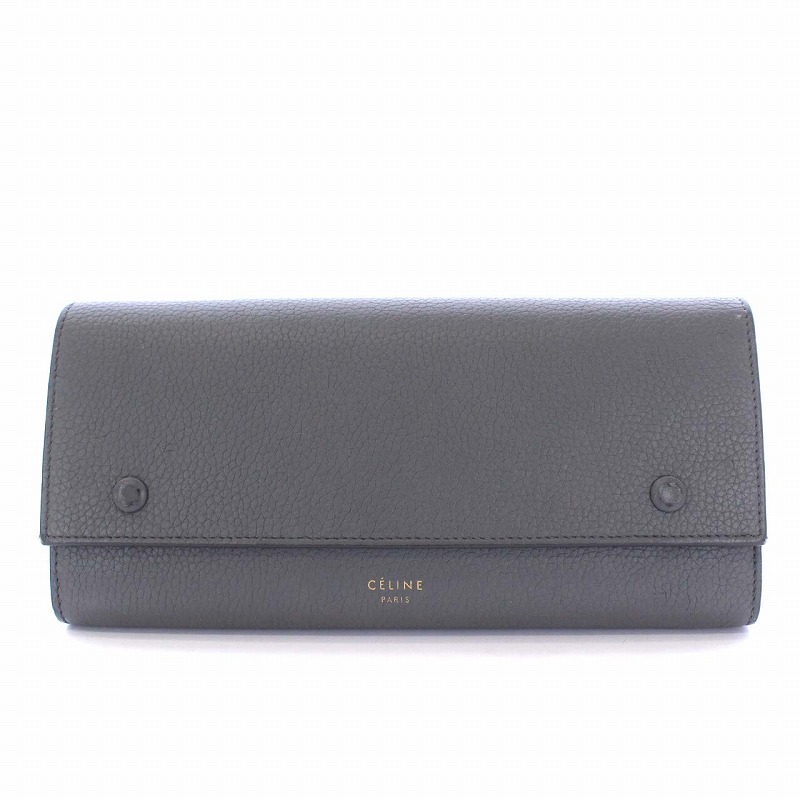 セリーヌ CELINE ラージフラップマルチファンクション 長財布 二つ折り 