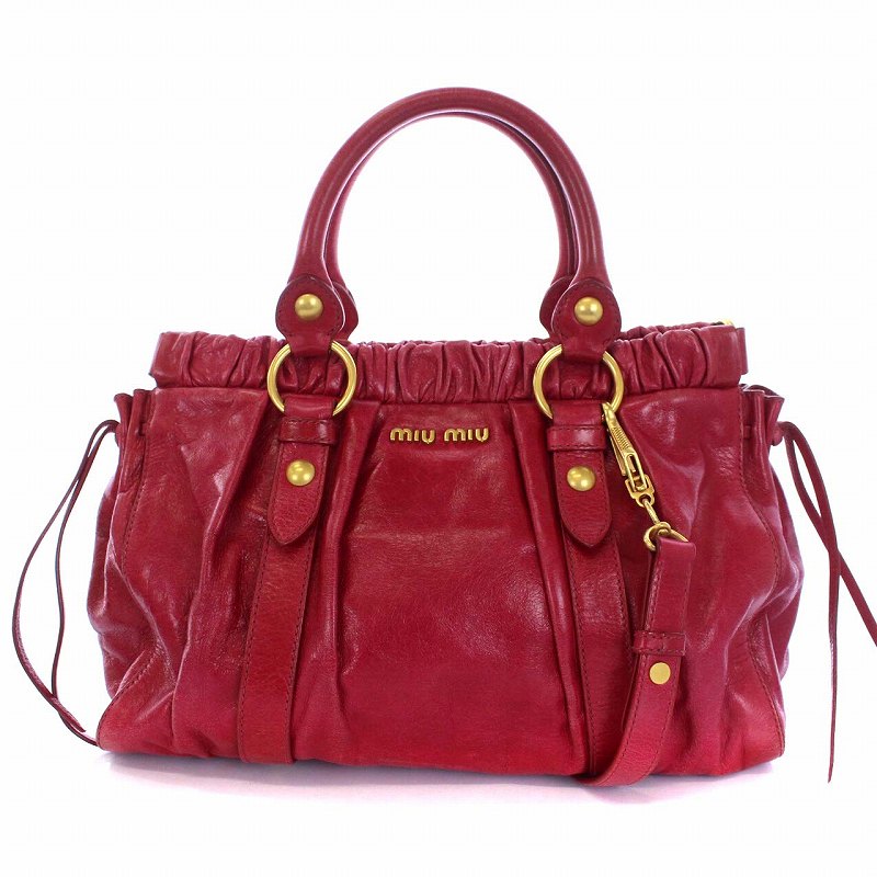 ミュウミュウ miumiu ハンドバッグ トートバッグ ショルダーバッグ  