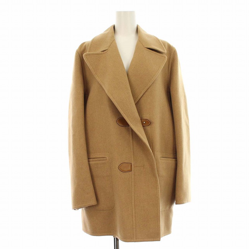 エルメス HERMES マルジェラ期 カシミヤ コート ベルト 36 S ベージュ  