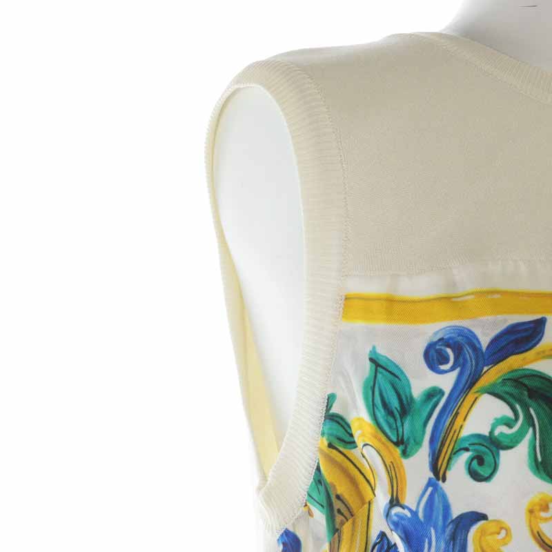 ドルチェ&ガッバーナ ドルガバ DOLCE&GABBANA ニットワンピース ひざ丈  