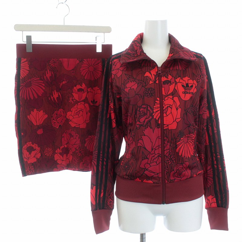 レア】アディダス オリジナルス 薔薇柄 セットアップ｜トップス 
