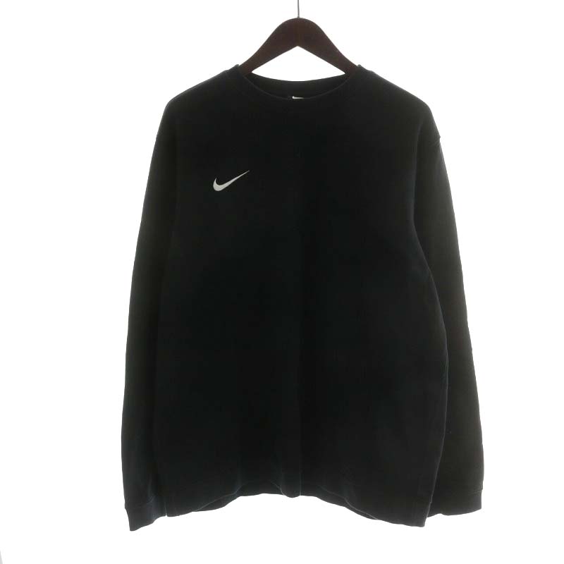 ナイキ NIKE スウェット トレーナー 長袖 ロゴ コットン XL 黒