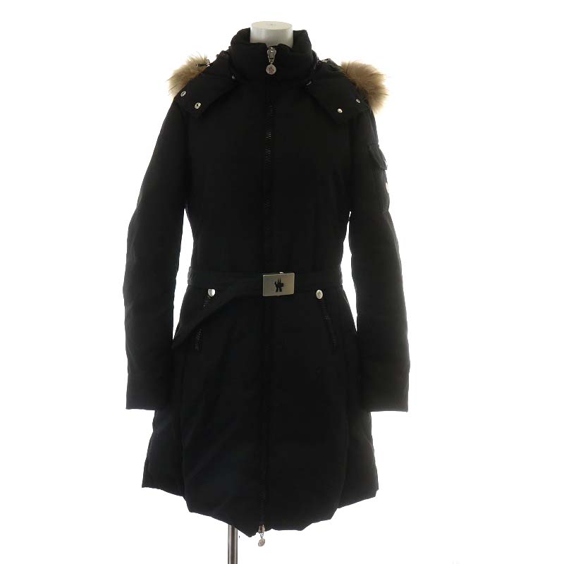 モンクレール MONCLER MARMELADE ダウンコート フード ファー ロング丈 