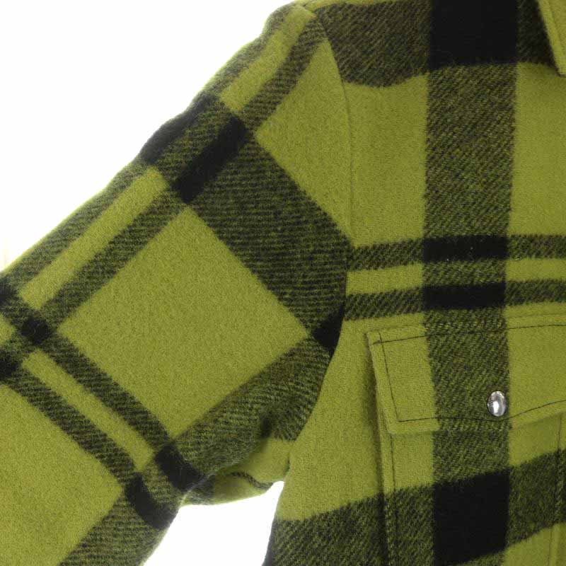ステューシー STUSSY WOOLRICH 19AW ワークシャツジャケット ジップ 