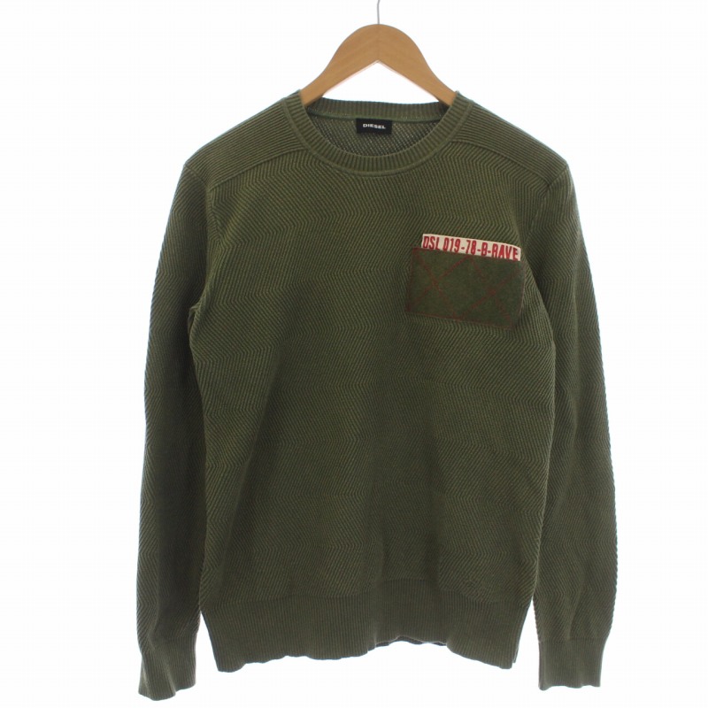 ディーゼル DIESEL DSL019-78-B-RAVE ニット セーター 長袖 クルー 