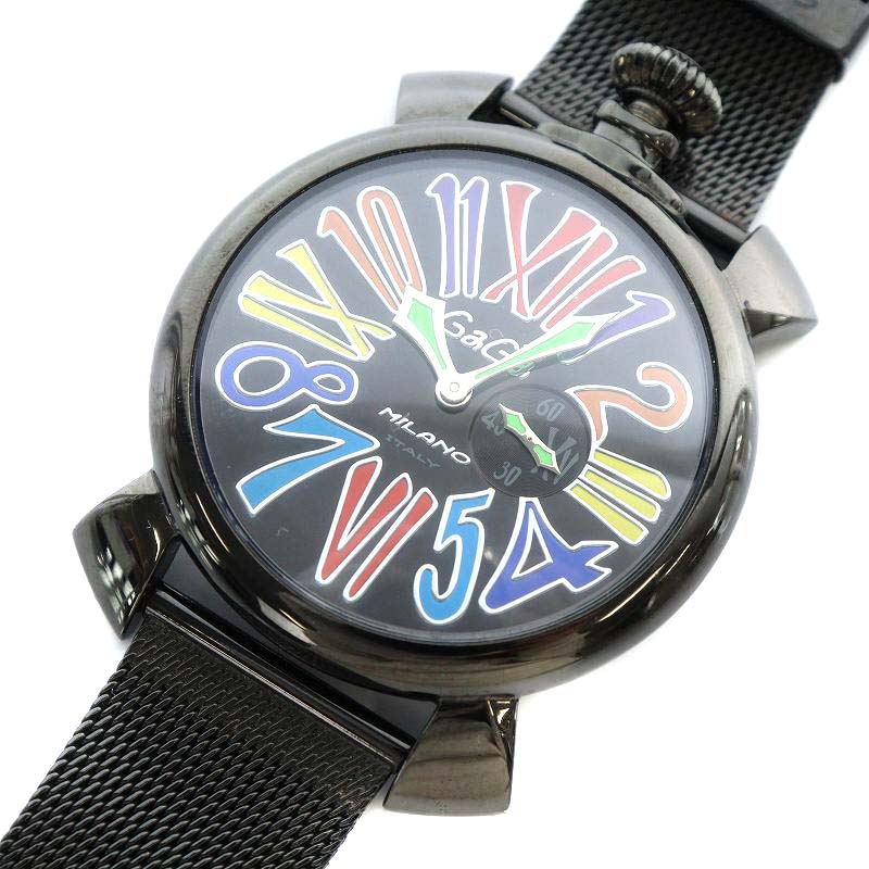 ガガミラノ GaGa MILANO MANUALE46 マヌアーレ46 腕時計 アナログ 
