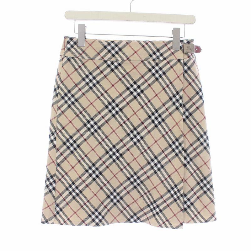 バーバリーブルーレーベル BURBERRY BLUE LABEL ノバチェック ラップ 