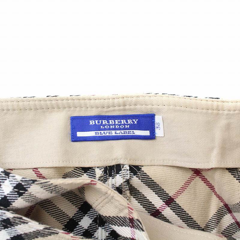 BURBERRY BLUE LABEL ノバチェック　スカート　ベージュ　ベルト 公式 ストアファッション - 【バーバリーブルーレーベル