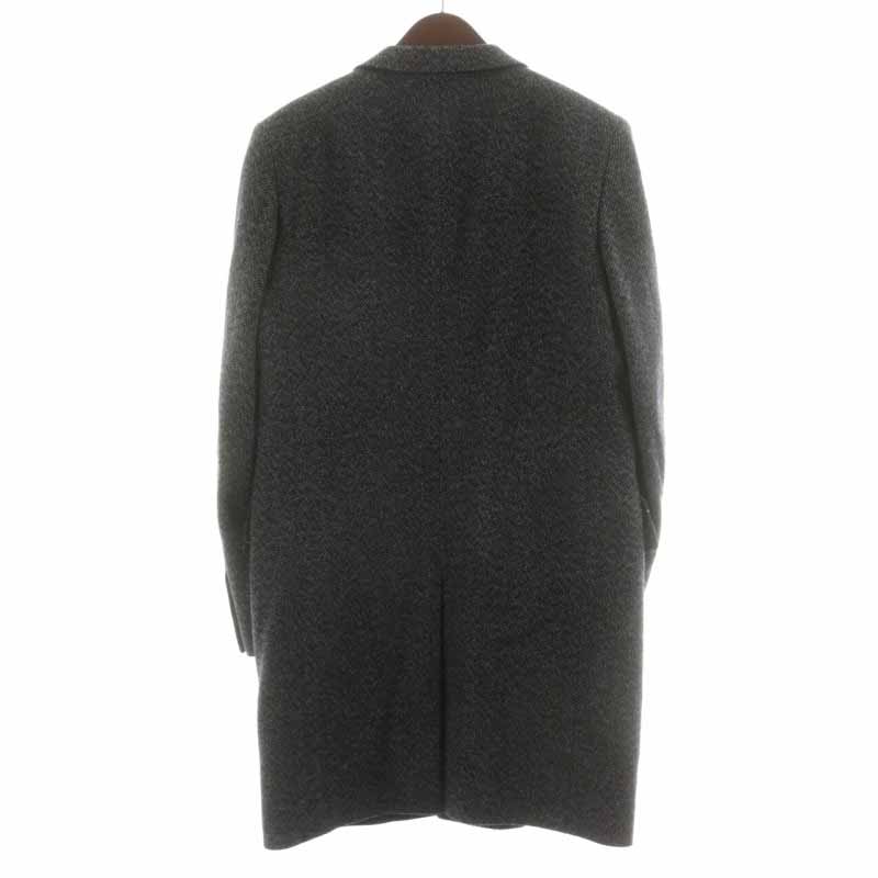 ポールスミス PAUL SMITH チェスターコート ロング ウール L 黒 