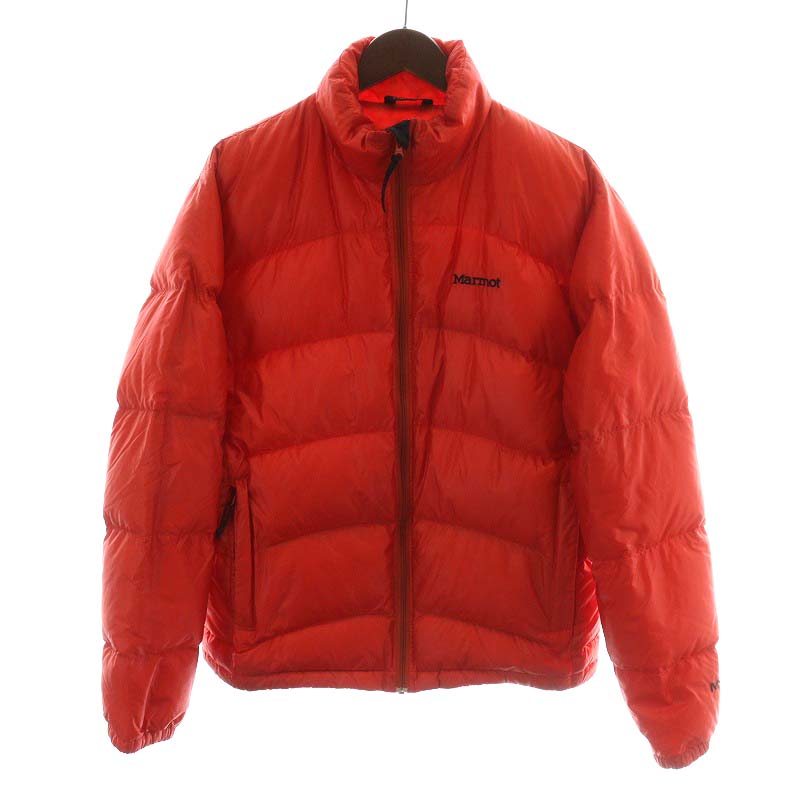 マーモット MARMOT M-3 ダウンジャケット ナイロン アウター L 赤 