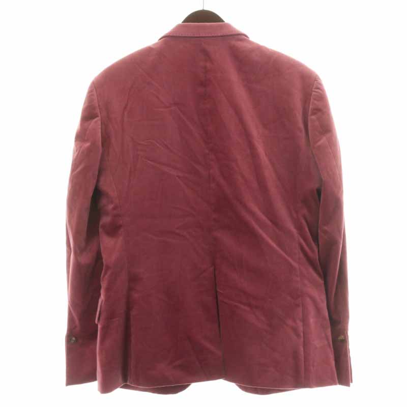 ポールスミス PAUL SMITH テーラードジャケット ベロア L ピンク /RY25 