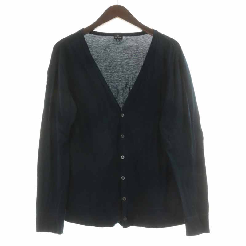 ポールスミス PAUL SMITH カーディガン 長袖 薄手 M 紺 ネイビー /RY27 