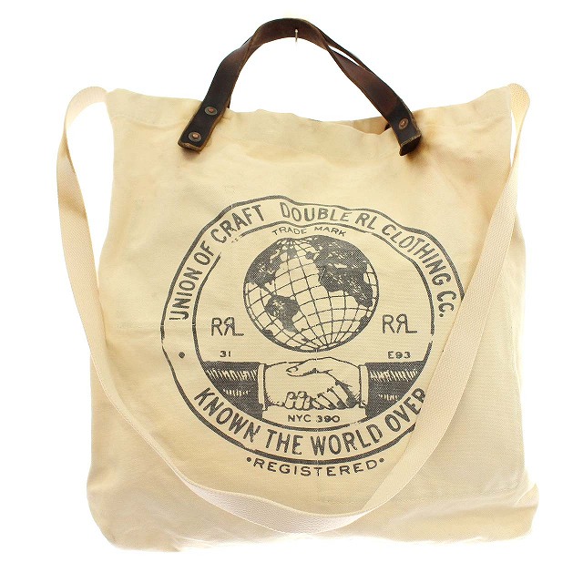 ダブルアールエル RRL ラルフローレン トートバッグ キャンバス  