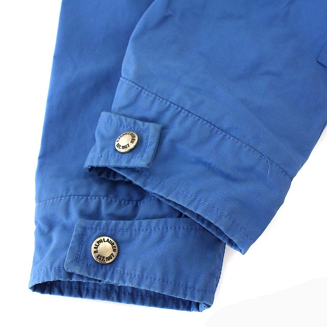 美品　マウンテンパーカー　ナイロンジャケット ポロラルフローレン ブルー　S 楽天市場】80s~90s Polo Ralph Lauren Nylon Field Jacket 青 L