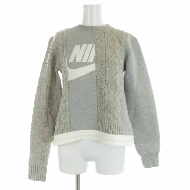 ナイキ NIKE sacai 15AW SPLITCABLE TECH FLEECE SWEATSHIRT 
