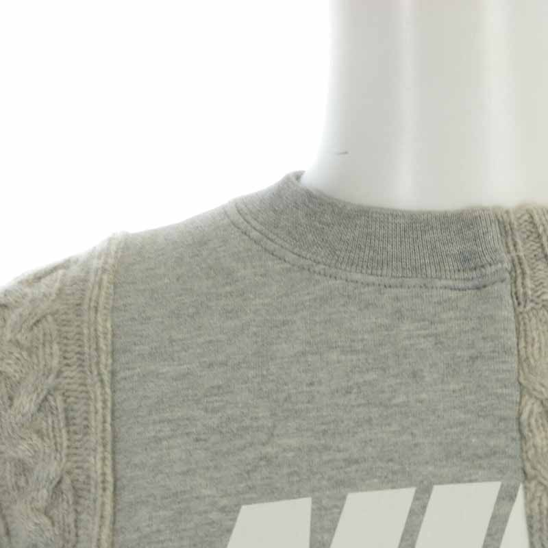 ナイキ NIKE sacai 15AW SPLITCABLE TECH FLEECE SWEATSHIRT