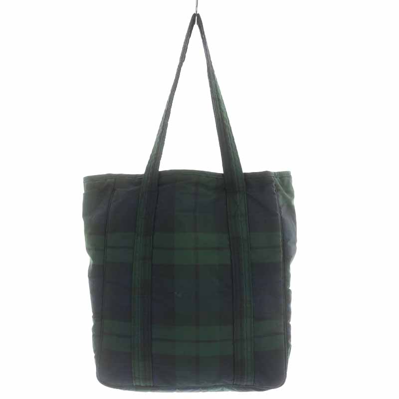 ラルフローレン RALPH LAUREN トートバッグ ハンドバッグ チェック 緑 