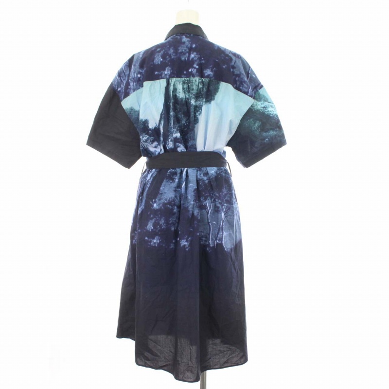 ポールスミス PAUL SMITH ピーエス PS シャツワンピース プリント柄  