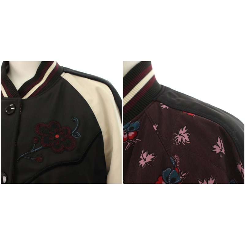 コーチ COACH リバーシブル ジャケット ブルゾン スカジャン 