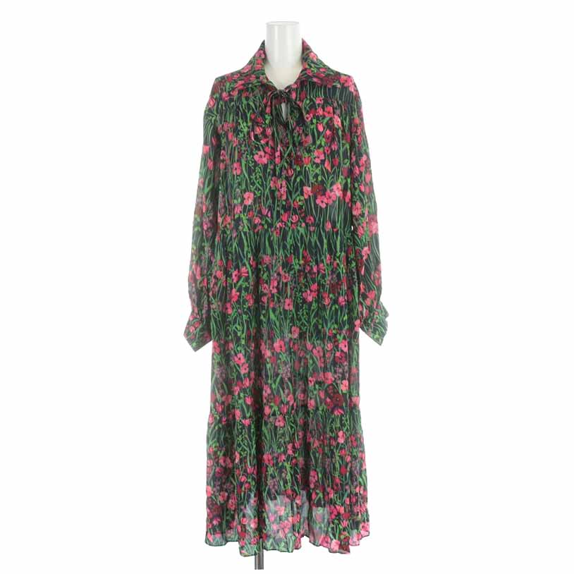 シーバイクロエ SEE BY CHLOE 22SS フレアワンピース ロング 花柄  