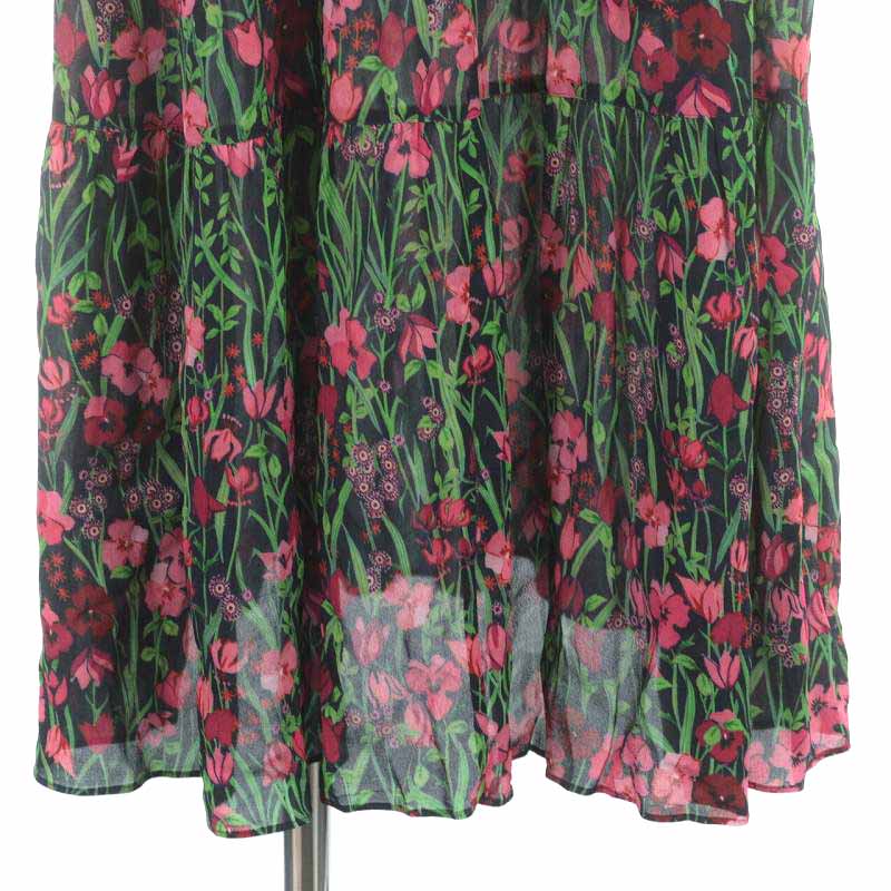 シーバイクロエ SEE BY CHLOE 22SS フレアワンピース ロング 花柄  