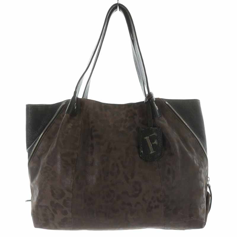 フルラ ヒョウ柄ハンドバッグ フルラ FURLA トートバッグ ハンドバッグ 