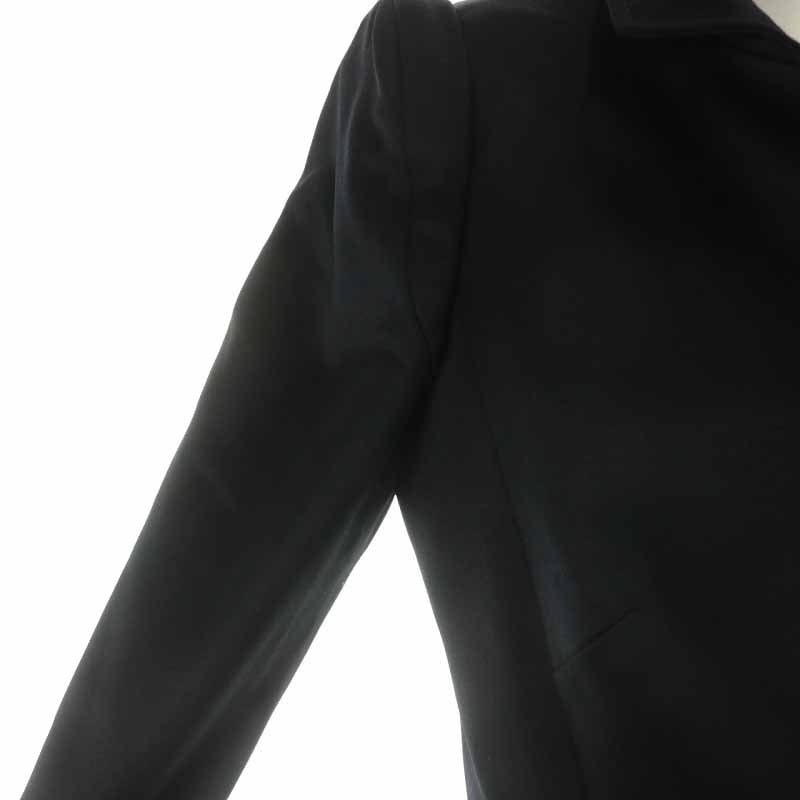 セリーヌ CELINE ジャケット ウール ポケット 34 7 S 黒