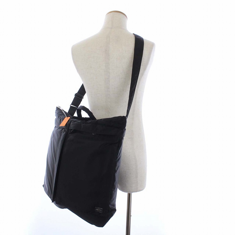 新品未使用　ポーター　ヘルメットバッグ　タンカー　ビジネスバッグ　ナイロン　黒 PX TANKER(PXタンカー) 2WAY SHORT HELMET BAG | 吉田カバン